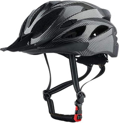 Adult Cycling Bike Helmet, Lightweight and Adjustable with Pads&Visor for Men and Women