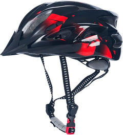 Adult Cycling Bike Helmet, Lightweight and Adjustable with Pads&Visor for Men and Women