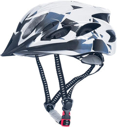 Adult Cycling Bike Helmet, Lightweight and Adjustable with Pads&Visor for Men and Women