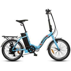 UL Certified-Ecotric Starfish 20inch Blue Starfish portable and folding electric bike