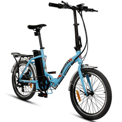 UL Certified-Ecotric Starfish 20inch Blue Starfish portable and folding electric bike