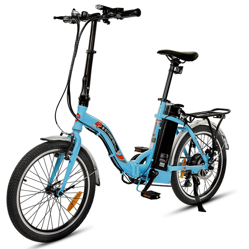 UL Certified-Ecotric Starfish 20inch Blue Starfish portable and folding electric bike