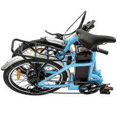 UL Certified-Ecotric Starfish 20inch Blue Starfish portable and folding electric bike