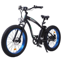 UL Certified-Ecotric Hammer Electric Fat Tire Beach Snow Bike-Blue