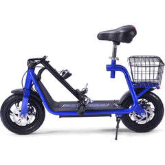 MotoTec Metro 36v 500w Lithium Electric Scooter Blue