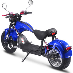 MotoTec Raven 60v 30ah 2500w Lithium Electric Scooter Blue