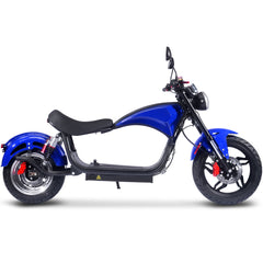 MotoTec Raven 60v 30ah 2500w Lithium Electric Scooter Blue