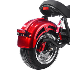 MotoTec Raven 60v 30ah 2500w Lithium Electric Scooter Red