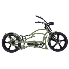 Raptor Pro DS 800W Stretch Cruiser Ebike