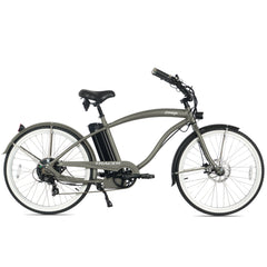 Tracer OMEGA 26" 7 Speed Electric Beach Cruiser Bike for Men